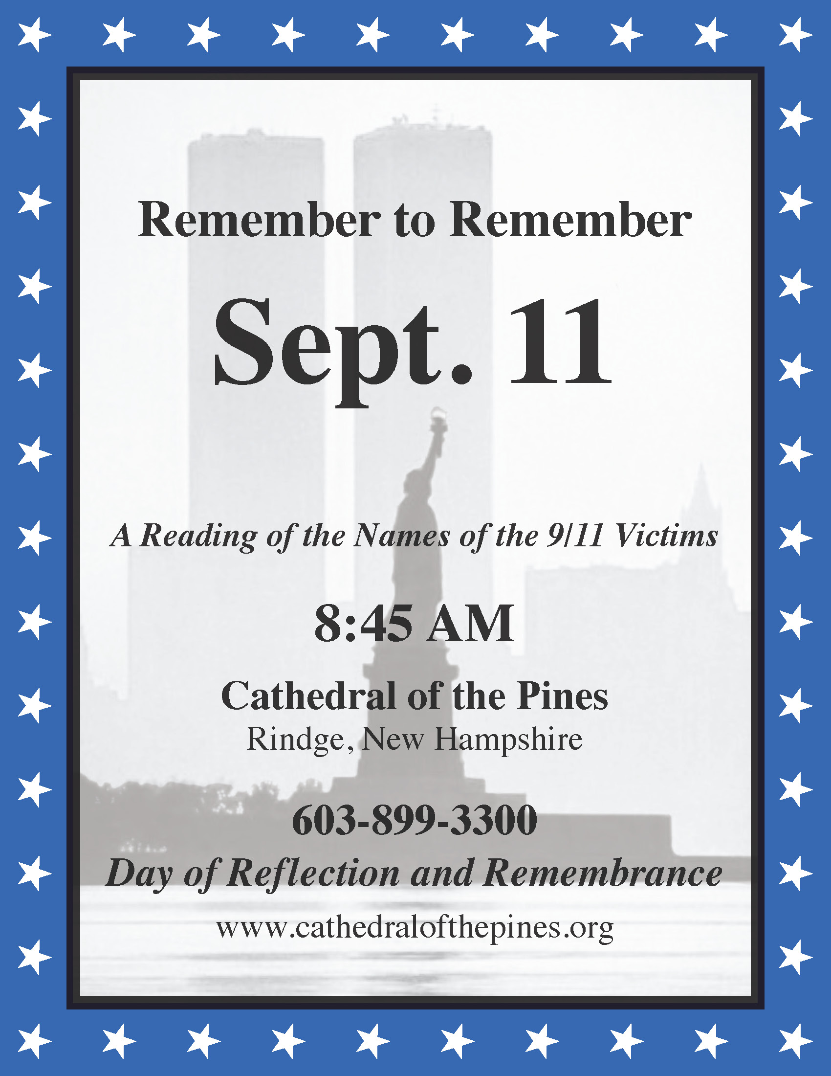 New Hampshire 9/11 events planned for Sept. 11, 2023